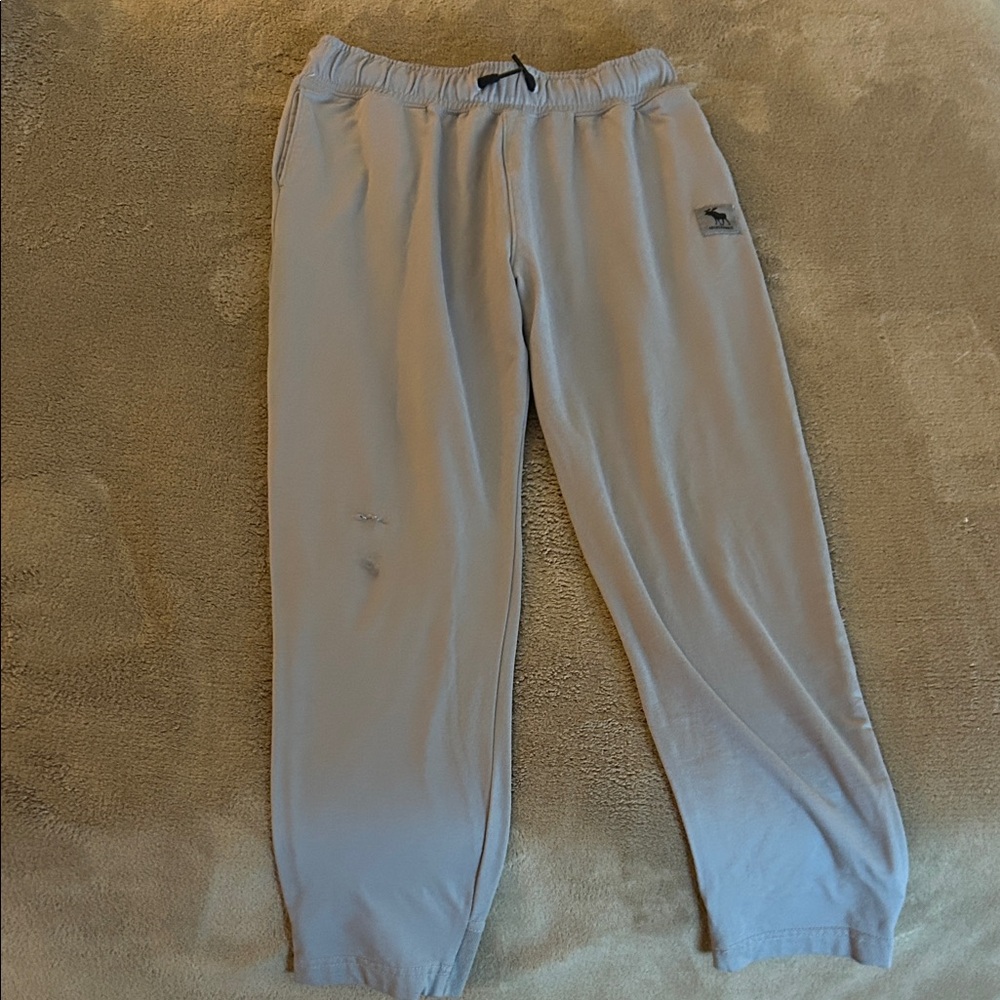 Abercrombie & Fitch Light Gray Sweatpants